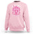 Tackle Football Breast Cancer Awareness Sweatshirt Pink Out Ribbon - Wonder Print Shop