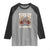 Thanksgiving Turkey And Touchdowns Football Raglan Shirt Game Day