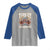 Thanksgiving Turkey And Touchdowns Football Raglan Shirt Game Day