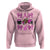 Football Breast Cancer Awareness Hoodie Football Coquette Bow Pink Ribbon Game Day