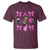 Football Breast Cancer Awareness T Shirt Football Coquette Bow Pink Ribbon Game Day - Wonder Print Shop