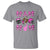 Football Breast Cancer Awareness T Shirt Football Coquette Bow Pink Ribbon Game Day - Wonder Print Shop