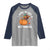 Funny Thanksgiving Turkey Raglan Shirt Came In Like A Butterball