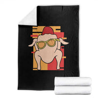 Turkey Thanksgiving Throw Blanket Funny Fall - Wonder Print Shop