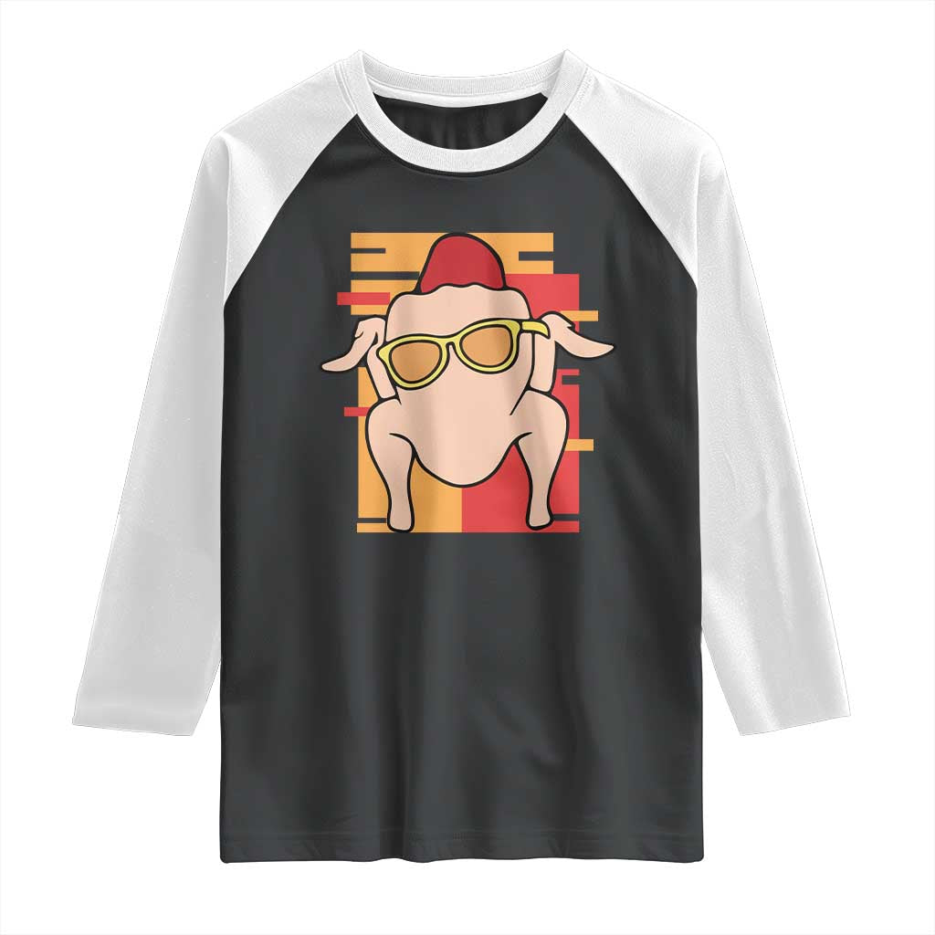 Turkey Thanksgiving Raglan Shirt Funny Fall