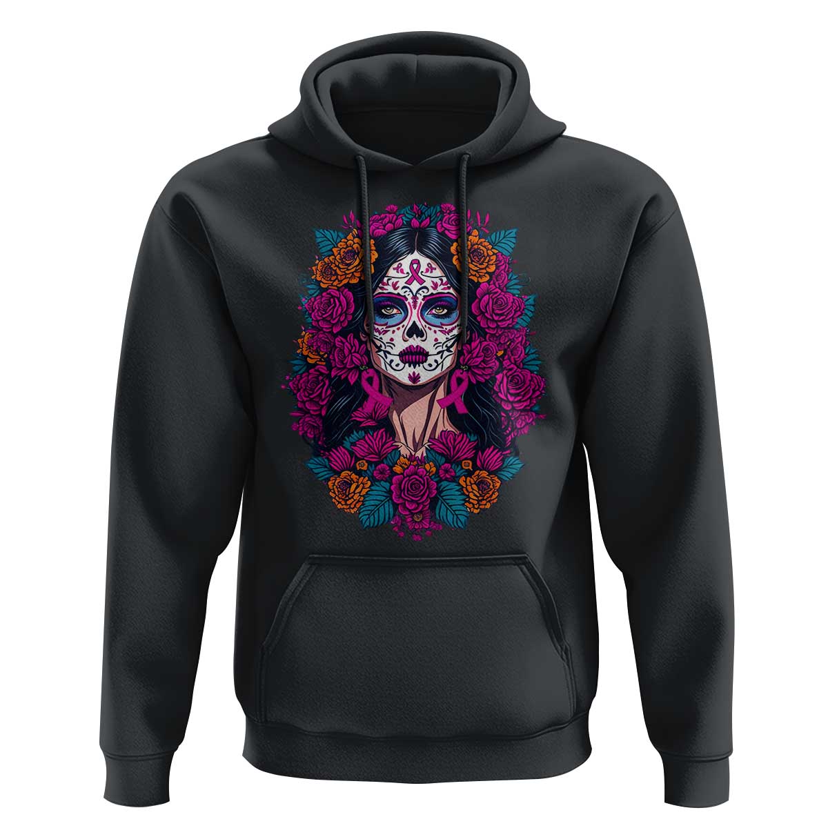 Dia De Los Muertos Catrina Day Of The Dead Sugar Skull Hoodie