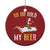 Beer Christmas Ornament Funny Santa Ho Ho Hold My Beer Skateboard Roof - Wonder Print Shop