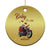 Funny Christmas Motorcycle Santa Christmas Ornament Xmas Motorbike Biker Gift - Wonder Print Shop