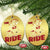 Funny Biker Christmas Ornament Oh What Fun It Is To Ride Santa Riding On A Motorcycle - Wonder Print Shop