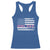 Dad Of Girl Est. 2025 Racerback Tank Top Father Girl To Be 2025 Daddy Fathers Day USA Flag