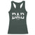 Personalized New Dad Racerback Tank Top Custom Name Father's Day Dad Est. 2025