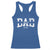 Personalized New Dad Racerback Tank Top Custom Name Father's Day Dad Est. 2025