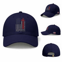 Christian Drummer Baseball Cap Drumming For Jesus Cross USA Flag Percussionist