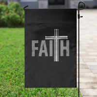 Christian Drummer Garden Flag Faith Drum Stick Cross