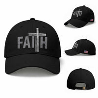 Christian Drummer Baseball Cap Faith Drum Stick Cross