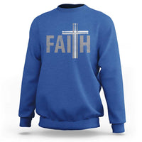 Christian Drummer Sweatshirt Faith Drum Stick Cross