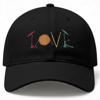 Retro Drummer Baseball Cap Drum Love Drums Drumline