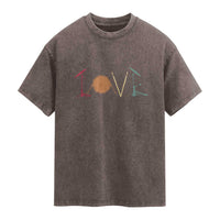 Retro Drummer Washed Cotton T-Shirt Drum Love Drums Drumline
