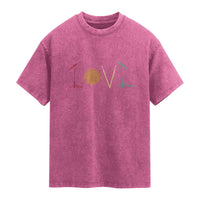 Retro Drummer Washed Cotton T-Shirt Drum Love Drums Drumline