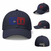 Haiti Flag Baseball Cap Vintage Haitian Pride Ayiti Roots