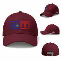 Haiti Flag Baseball Cap Vintage Haitian Pride Ayiti Roots