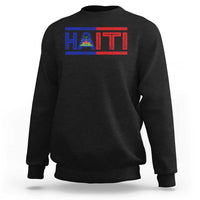 Haiti Flag Sweatshirt Vintage Haitian Pride Ayiti Roots
