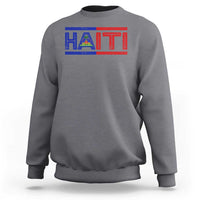 Haiti Flag Sweatshirt Vintage Haitian Pride Ayiti Roots