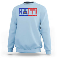 Haiti Flag Sweatshirt Vintage Haitian Pride Ayiti Roots