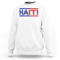Haiti Flag Sweatshirt Vintage Haitian Pride Ayiti Roots