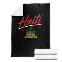 Retro Haiti Throw Blanket Haitian Gift Ayiti Roots