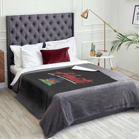 Retro Haiti Throw Blanket Haitian Gift Ayiti Roots