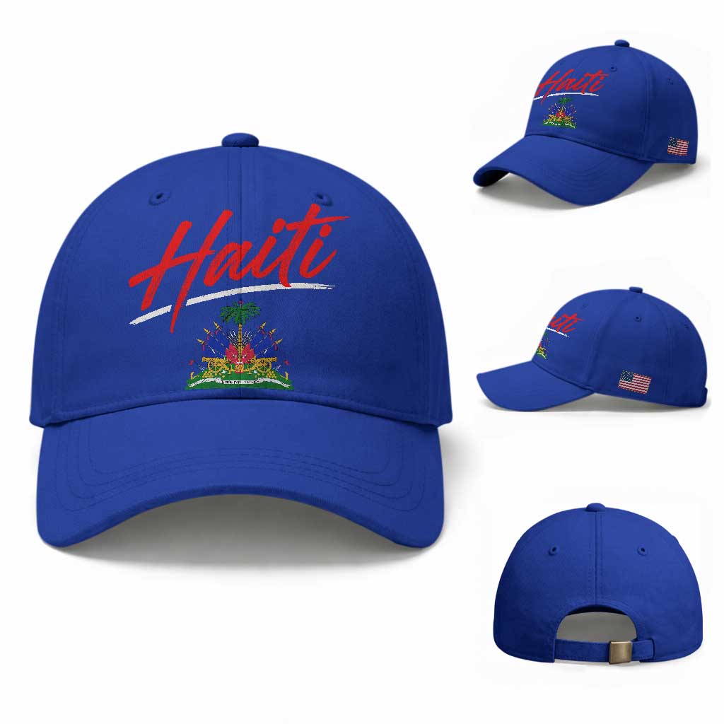 Retro Haiti Baseball Cap Haitian Gift Ayiti Roots