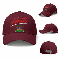 Retro Haiti Baseball Cap Haitian Gift Ayiti Roots