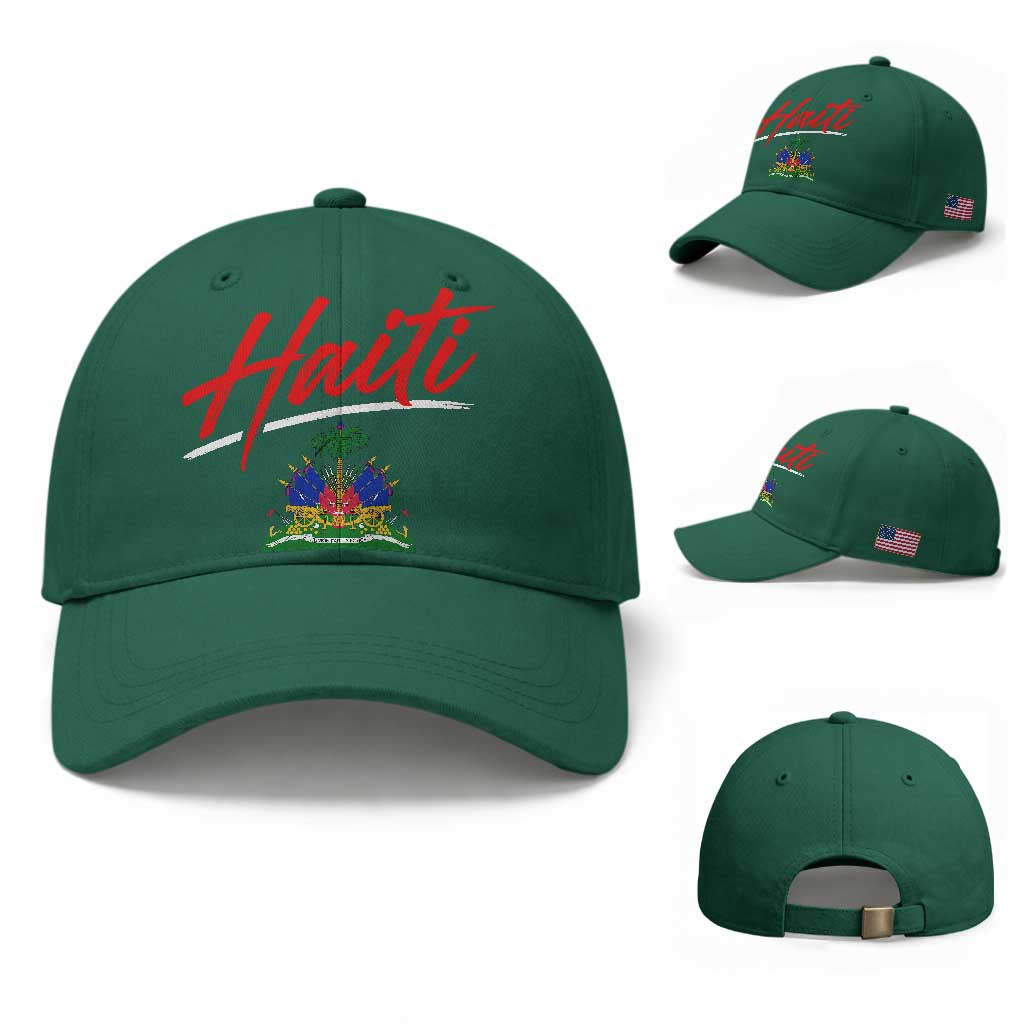 Retro Haiti Baseball Cap Haitian Gift Ayiti Roots