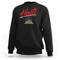 Retro Haiti Sweatshirt Haitian Gift Ayiti Roots