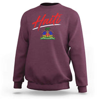 Retro Haiti Sweatshirt Haitian Gift Ayiti Roots