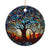 Touber Tree of Life Christmas Ornament Stained Glass Xmas Holiday Present Idea - Wonder Print Shop