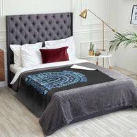 We Wear Blue Child Abuse Prevention Throw Blanket