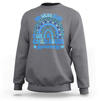We Wear Blue Child Abuse Prevention Sweatshirt