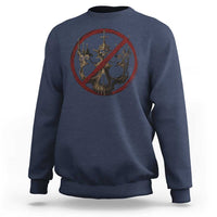 No Kings in America Sweatshirt Skull Crown Nope Kings - Wonder Print Shop
