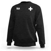 Switzerland Sweatshirt Retro Swiss Flag