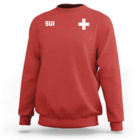 Switzerland Sweatshirt Retro Swiss Flag