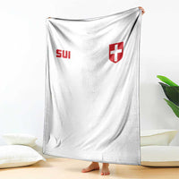 Switzerland Throw Blanket Vintage Retro Swiss Flag