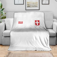 Switzerland Throw Blanket Vintage Retro Swiss Flag