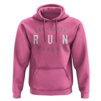 Eat Sleep Run Repeat Hoodie Marathon Runner