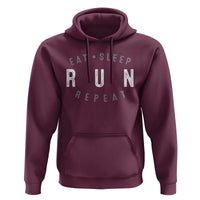 Eat Sleep Run Repeat Hoodie Marathon Runner