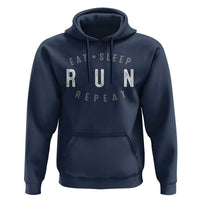 Eat Sleep Run Repeat Hoodie Marathon Runner