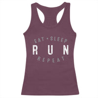 Eat Sleep Run Repeat Racerback Tank Top Marathon Runner
