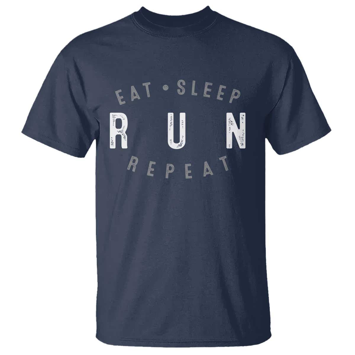 Eat Sleep Run Repeat T Shirt Marathon Runner