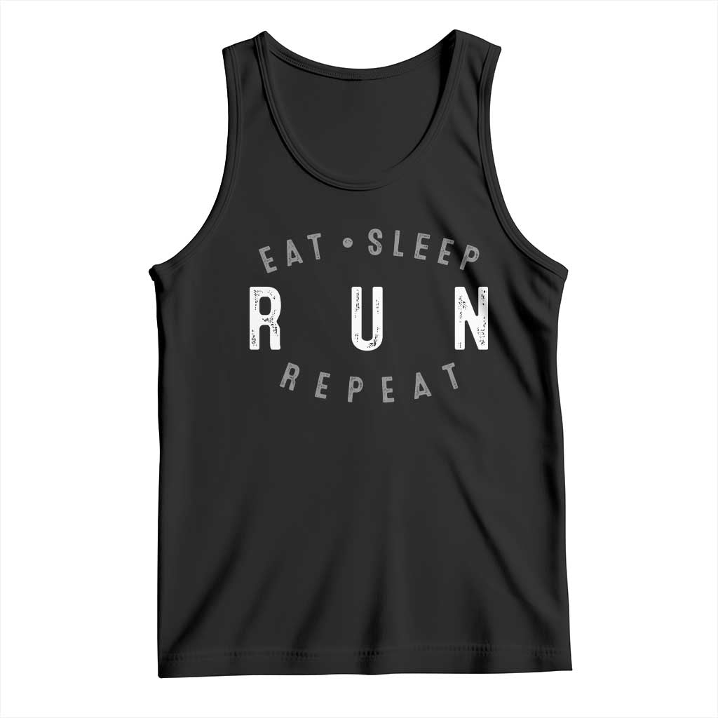 Eat Sleep Run Repeat Tank Top Marathon Runner